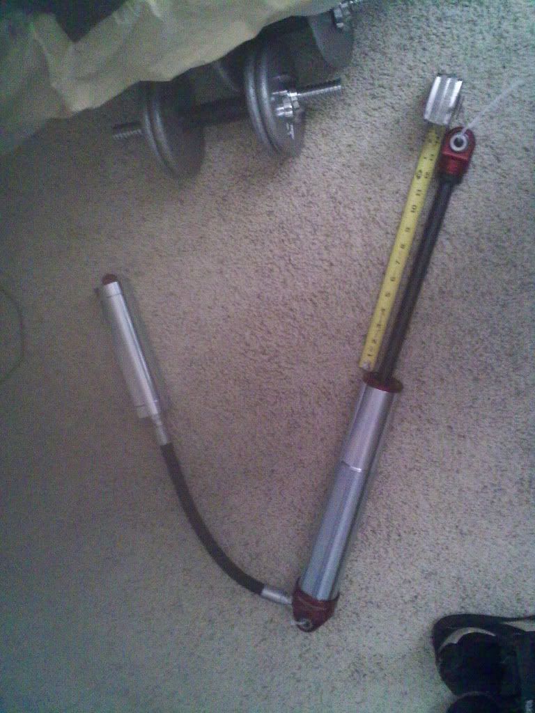 Swayaway 2.5" body shocks with 12" of travel Pirate 4x4